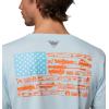 Columbia Men’s PFG Fish Flag II Short Sleeve(Marine Light Heather)