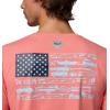 Columbia Men’s PFG Fish Flag II Short Sleeve(Melonade Heather)