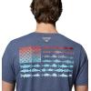 Columbia Men’s PFG Fish Flag II Short Sleeve(Nocturnal Heather)