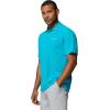 Columbia Mens PFG Freezer Polo(Ocean Teal)
