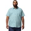 Columbia Men’s PFG Harbor Peak Short Sleeve Shirt(Marine Light Offshore Tartan)
