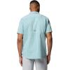 Columbia Men’s PFG Harbor Peak Short Sleeve Shirt(Marine Light Offshore Tartan)