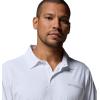 Columbia Mens PFG Solar Stream II Polo(White)