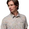 Columbia Mens PFG Super Slack Tide II Stretch Polo(Beach Pompanos)