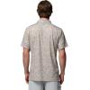 Columbia Mens PFG Super Slack Tide II Stretch Polo(Beach Pompanos)