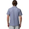 Columbia Mens PFG Super Slack Tide II Stretch Polo(New Moon Nw Catch)