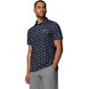 Columbia Mens PFG Super Slack Tide II Stretch Polo(Nocturnal Bluefin Pride)