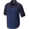 Columbia Men’s PFG Tamiami II Short Sleeve Shirt(Carbon/Collegiate Navy)