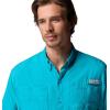Columbia Men’s PFG Tamiami II Short Sleeve Shirt(Ocean Teal)
