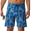 Columbia Men’s PFG Tamiami II Short Sleeve Shirt(Vivid Blue Mossy Oak Bottomland)