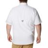 Columbia Men’s PFG Tamiami II Short Sleeve Shirt(White – Legacy)