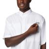 Columbia Men’s PFG Tamiami II Short Sleeve Shirt(White/Realtree Edge)