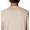 Columbia Men’s PFG Terminal Tackle Long Sleeve Shirt(Ancient Fossil/Carbon Logo)
