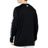 Columbia Men’s PFG Terminal Tackle Long Sleeve Shirt(Black/Cool Grey Logo)