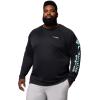 Columbia Men’s PFG Terminal Tackle Long Sleeve Shirt(Black/Gulf Stream Logo)