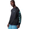Columbia Men’s PFG Terminal Tackle Long Sleeve Shirt(Black/Gulf Stream Logo)