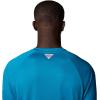 Columbia Men’s PFG Terminal Tackle Long Sleeve Shirt(Blue Echo/White Logo)