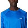Columbia Men’s PFG Terminal Tackle Long Sleeve Shirt(Blue Macaw/White Logo)