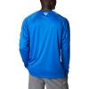 Columbia Men’s PFG Terminal Tackle Long Sleeve Shirt(Blue Macaw/White Logo)