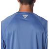 Columbia Men’s PFG Terminal Tackle Long Sleeve Shirt(Bluebell/Cool Grey Logo)