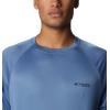 Columbia Men’s PFG Terminal Tackle Long Sleeve Shirt(Bluestone/Collegiate Navy Logo)