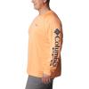 Columbia Men’s PFG Terminal Tackle Long Sleeve Shirt(Bright Nectar/Carbon Logo)