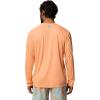 Columbia Men’s PFG Terminal Tackle Long Sleeve Shirt(Bright Nectar/Ocean Teal Logo)