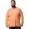Columbia Men’s PFG Terminal Tackle Long Sleeve Shirt(Bright Nectar/Ocean Teal Logo)