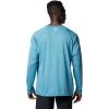 Columbia Men’s PFG Terminal Tackle Long Sleeve Shirt(Canyon Blue/Icy Morn Logo)