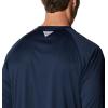 Columbia Men’s PFG Terminal Tackle Long Sleeve Shirt(Collegiate Navy/White Logo)