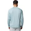 Columbia Men’s PFG Terminal Tackle Long Sleeve Shirt(Crushed Blue/Faded Peach Logo)