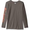 Columbia Men’s PFG Terminal Tackle Long Sleeve Shirt(Cypress/Bright Peach Logo)