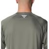 Columbia Men’s PFG Terminal Tackle Long Sleeve Shirt(Cypress/Cool Green Logo)