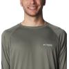 Columbia Men’s PFG Terminal Tackle Long Sleeve Shirt(Cypress/Cool Green Logo)