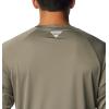 Columbia Men’s PFG Terminal Tackle Long Sleeve Shirt(Cypress/Cool Grey Logo)