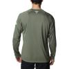 Columbia Men’s PFG Terminal Tackle Long Sleeve Shirt(Cypress/Key West Logo)