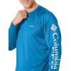 Columbia Men’s PFG Terminal Tackle Long Sleeve Shirt(Dark Pool/White Logo)