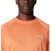 Columbia Men’s PFG Terminal Tackle Long Sleeve Shirt(Dusty Orange/New Mint Logo)