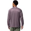 Columbia Men’s PFG Terminal Tackle Long Sleeve Shirt(Dusty Purple Heather/Cool Grey Logo)