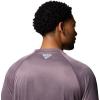 Columbia Men’s PFG Terminal Tackle Long Sleeve Shirt(Dusty Purple Heather/Cool Grey Logo)