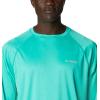 Columbia Men’s PFG Terminal Tackle Long Sleeve Shirt(Electric Turquoise/Cool Grey Logo)