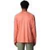 Columbia Men’s PFG Terminal Tackle Long Sleeve Shirt(Faded Peach/Collegiate Navy Logo)