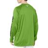 Columbia Men’s PFG Terminal Tackle Long Sleeve Shirt(Green Mamba/Black Logo)