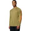 Columbia Men’s PFG Terminal Tackle Long Sleeve Shirt(Grove Green Heather/Spark Orange Logo)
