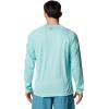 Columbia Men’s PFG Terminal Tackle Long Sleeve Shirt(Gulf Stream/Black Logo)