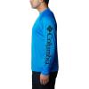 Columbia Men’s PFG Terminal Tackle Long Sleeve Shirt(Hyper Blue/Black Logo)