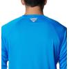 Columbia Men’s PFG Terminal Tackle Long Sleeve Shirt(Hyper Blue/Black Logo)