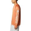 Columbia Men’s PFG Terminal Tackle Long Sleeve Shirt(Island Orange/Spring Blue Logo)