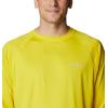 Columbia Men’s PFG Terminal Tackle Long Sleeve Shirt(Laser Lemon/Cool Grey Logo)