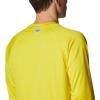 Columbia Men’s PFG Terminal Tackle Long Sleeve Shirt(Laser Lemon/Cool Grey Logo)